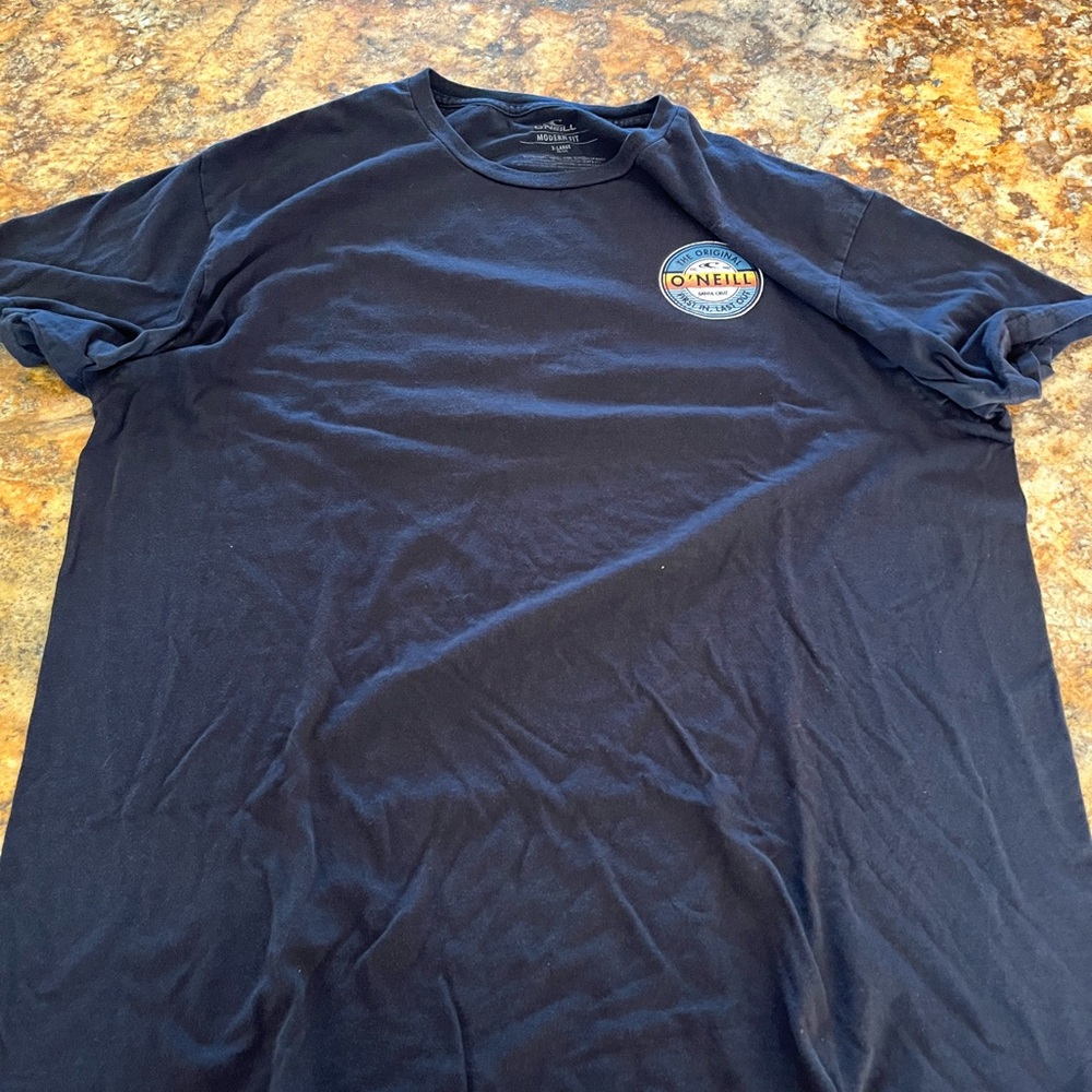 O'Neill Blue Short Sleeve Tee Classic Crew Neck